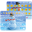 Snowman Emoji Keyboard Live Wallpaper