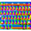 Emoji Keyboard Shading Rainbow