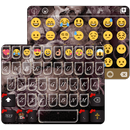 Cute Skull Emoji Keyboard Skin APK