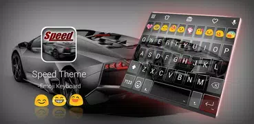 Speed Emoji Keyboard Theme