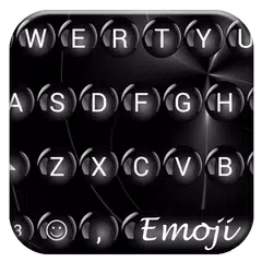 Emoji Keyboard Spheres Black アプリダウンロード