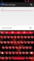 Emoji Keyboard Spheres Red ảnh chụp màn hình 2