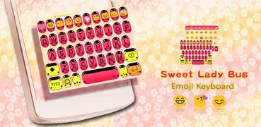 Sweet Ladybug Emoji Keyboard