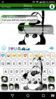 Panda Keyboard Affiche