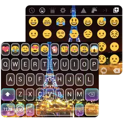 Paris Light Emoji Keyboard