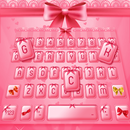 Pink Bow Keyboard Skin APK