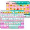 ”Pink Cloud Emoji Keyboard Skin