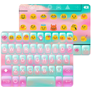 Pink Cloud Emoji Keyboard Skin APK
