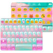 Pink Cloud Emoji Keyboard Skin