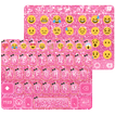 Pink Glitter Keyboard Theme