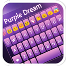 Purple Dream Emoji Keyboard for Galaxy Note 8 APK