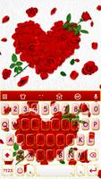 Rose Love - Emoji Keyboard capture d'écran 1