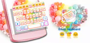 Rainbow Heart Emoji Keyboard