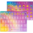 Rainbow Sky Emoji Gif Keyboard Wallpaper APK