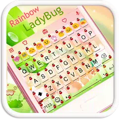 Скачать Rainbow Ladybug Emoji Keyboard APK