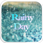 Glass Rainy Emoji Keyboard Art أيقونة