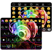 Rapper Neon Emoji Keyboard