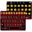 Red Snake Emoji Keyboard Theme