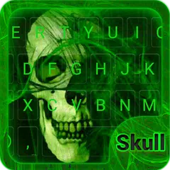 Flaming Skull Emoji Keyboard APK download