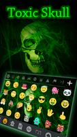 Flaming Skull Emoji Keyboard скриншот 1