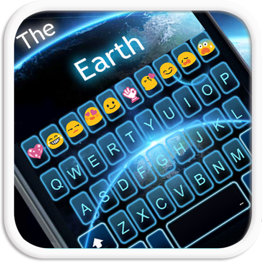 The Earth Emoji Keyboard Theme