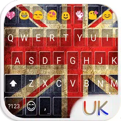 Descargar APK de UK Keyboard Emoji Skin