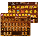 Vintage Gold Emoji Keyboard APK