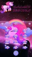 Galaxy Unicorn Affiche