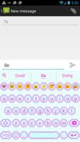 Valentine Flow Emoji Tastatur Plakat