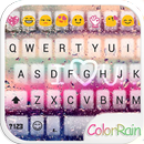 COLOR RAIN Emoji Keyboard Skin APK