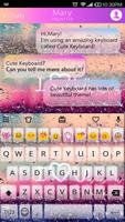 COLOR RAIN Emoji Keyboard Skin تصوير الشاشة 2