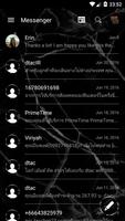 Marble Black SMS Messages capture d'écran 2