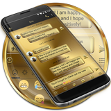 Solid Gold SMS رسائل أيقونة