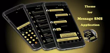 SMS Messages Metallic Gold