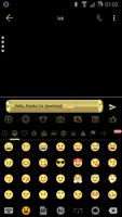 SMS Messages Metallic Gold تصوير الشاشة 3