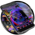 SMS Messages Neon Multi Theme icon