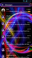 SMS Messages Neon Multi Theme 截圖 2
