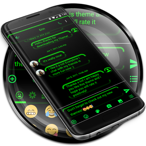 Neon Green SMS Mensajes