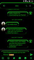 Neon Green SMS Messages capture d'écran 1