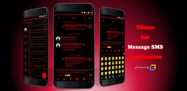 Neon Red SMS Сообщения