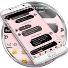 Bow Pink SMS رسائل أيقونة