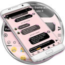 SMS Messages Bow Pink Pastel APK