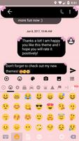 برنامه‌نما SMS Messages Bow Pink Pastel عکس از صفحه