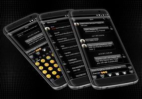 SMS Messages Dusk Black Theme-poster