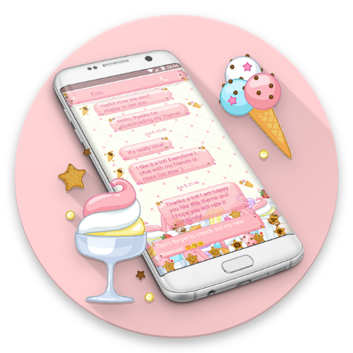 SMS Messages Ice Cream Theme