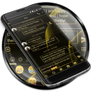 SMS Messages Gate Gold Theme APK