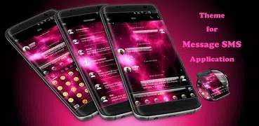 SMS Messages GlassNebula Theme