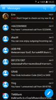 SMS Messages Gloss Azure capture d'écran 2