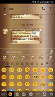 Gold Copper SMS Messages capture d'écran 3