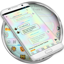 SMS Messages Holographic Theme APK